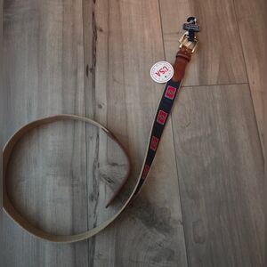 Elegant Tan and Brown Men's Belt